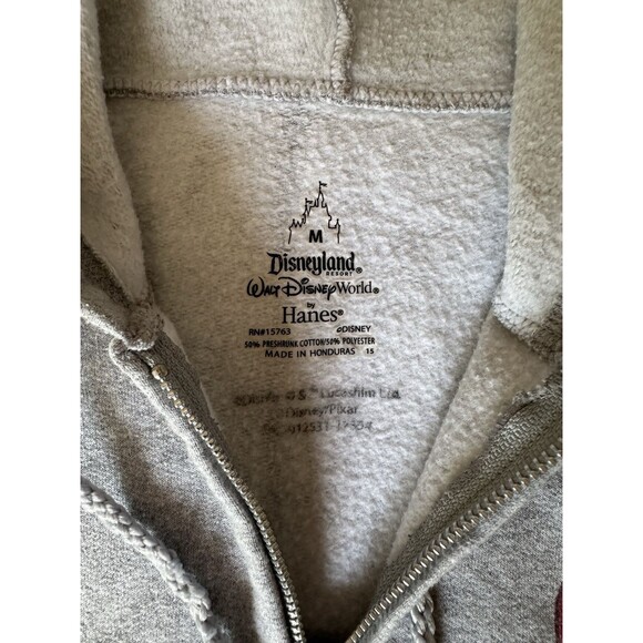 Disney World Hollywood Studios Park Hoodie Jacket Tower of Terror Grey Adult M - Picture 2 of 6